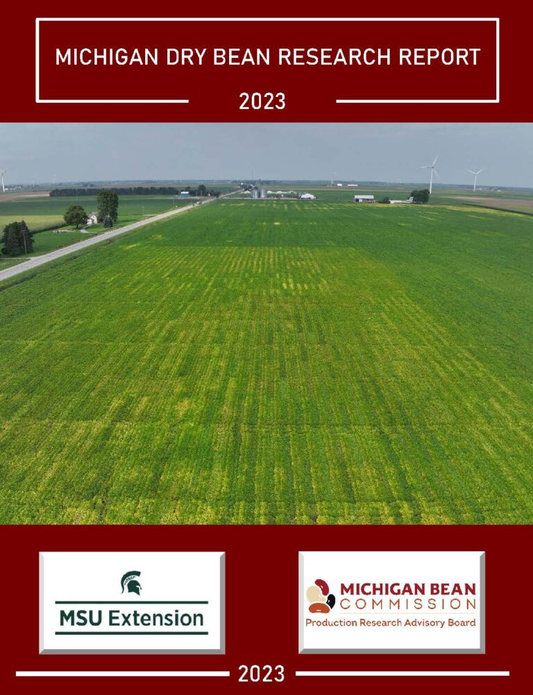 2023 Michigan Dry Bean Research Report Michigan Beans