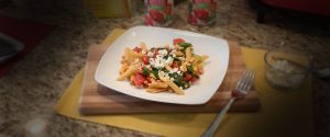 Greek Pasta with Tomatoes and Beans