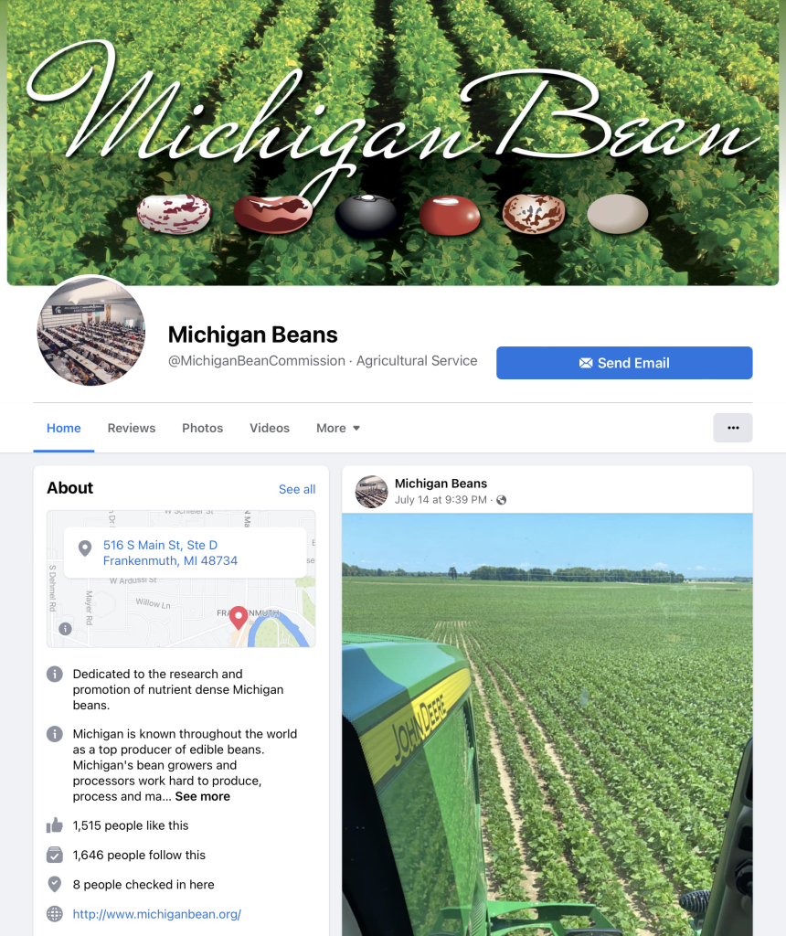 Michigan Bean Facebook