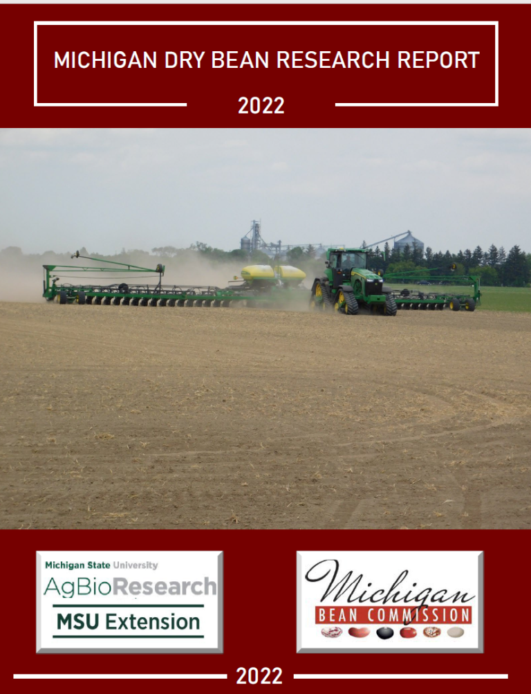 2022 Michigan Dry Bean Research Report Michigan Beans