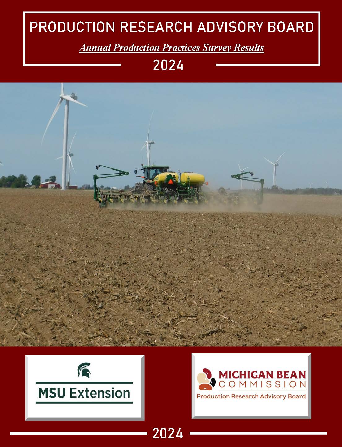 2024 Production Practices Survey Results Michigan Beans   Cover Image 